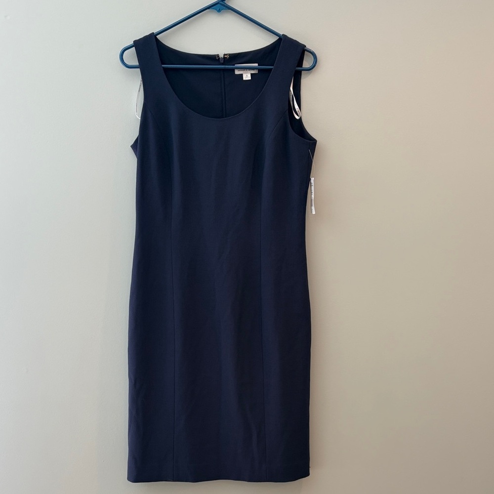 Elegant Navy Midi Dress